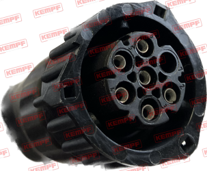 Preview: 115674 Kempf Kabel f. Doppelfunktionsleuchte Ermax, 6 pol., 3m